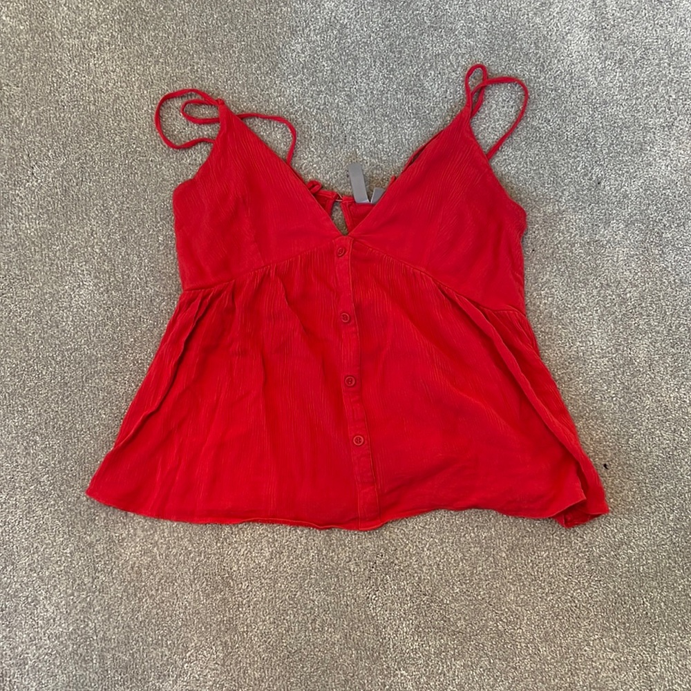 ASOS red triangle shirt